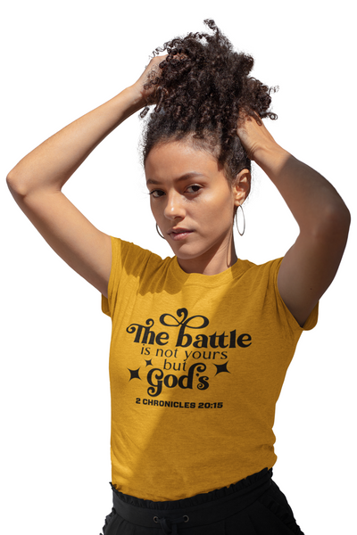The Battle Is Not Yours But God's Bible Verse Short-Sleeve Unisex T-Shirt