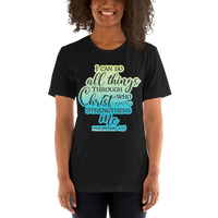 I Can Do All Things Christian Bible Verse Short-Sleeve Unisex T-Shirt