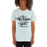 The Battle Is Not Yours But God's Bible Verse Short-Sleeve Unisex T-Shirt