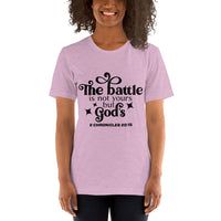 The Battle Is Not Yours But God's Bible Verse Short-Sleeve Unisex T-Shirt