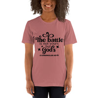 The Battle Is Not Yours But God's Bible Verse Short-Sleeve Unisex T-Shirt