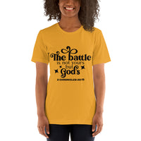 The Battle Is Not Yours But God's Bible Verse Short-Sleeve Unisex T-Shirt