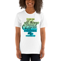 I Can Do All Things Christian Bible Verse Short-Sleeve Unisex T-Shirt