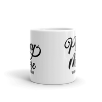 Pray More Worry Less White Glossy Mug