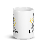 My God Light In The Darkness White Glossy Mug